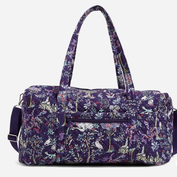 Vera Bradley Harry Potter Forbidden Forest Large Duffel Travel Bag NWT - Picture 2 of 3